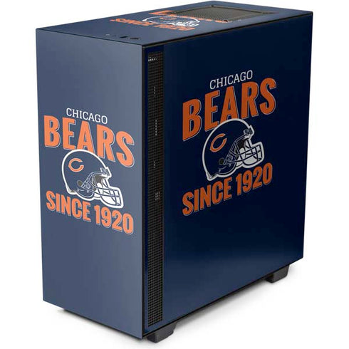 NFL Chicago Bears Helmet NZXT H510 Compact ATX Mid-Tower Case Skin