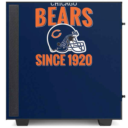 NFL Chicago Bears Helmet NZXT H510 Compact ATX Mid-Tower Case Skin