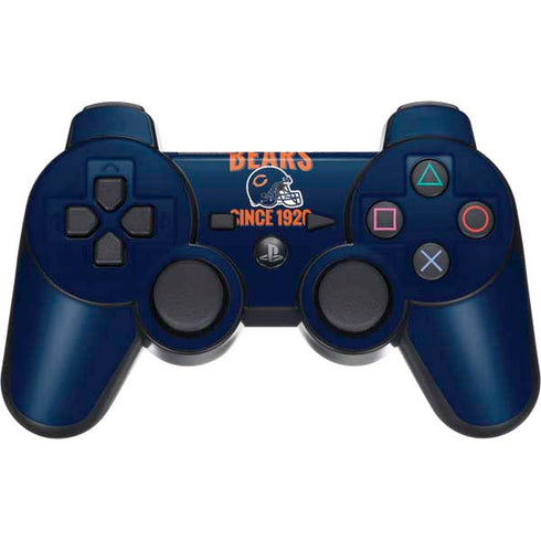 NFL Chicago Bears Helmet PS3 Dual Shock wireless controller Skin