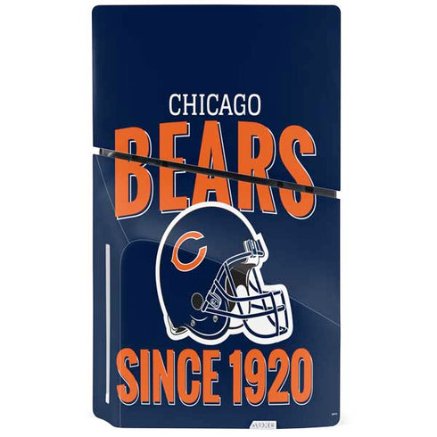 NFL Chicago Bears Helmet PS5 Slim Disk Bundle Skin