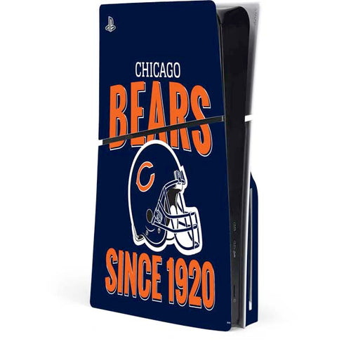 NFL Chicago Bears Helmet PS5 Slim Disk Console Skin