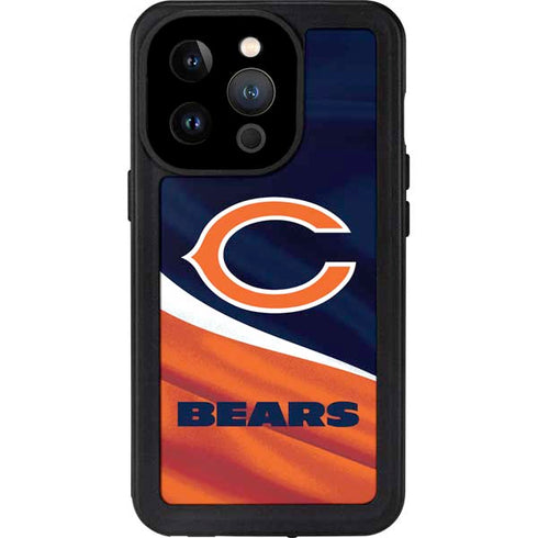 NFL Chicago Bears iPhone 15 Pro Waterproof Case