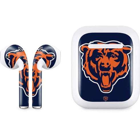 NFL Chicago Bears Large Logo Apple AirPods Skin