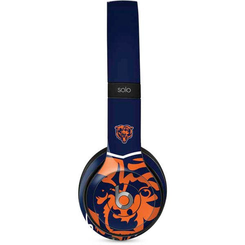 NFL Chicago Bears Large Logo Beats Solo 2 Wired Skin