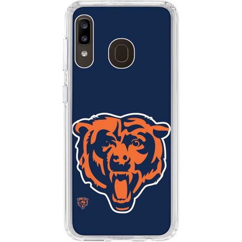 NFL Chicago Bears Large Logo Galaxy A20 Clear Case