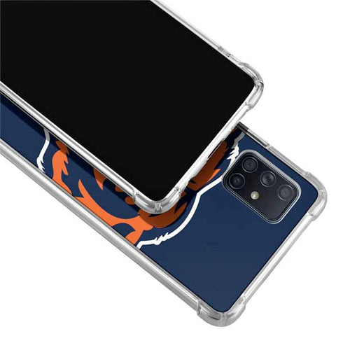 NFL Chicago Bears Large Logo Galaxy A71 5G Clear Case