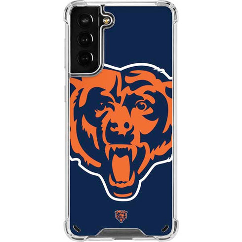NFL Chicago Bears Large Logo Galaxy S21 Plus 5G Clear Case
