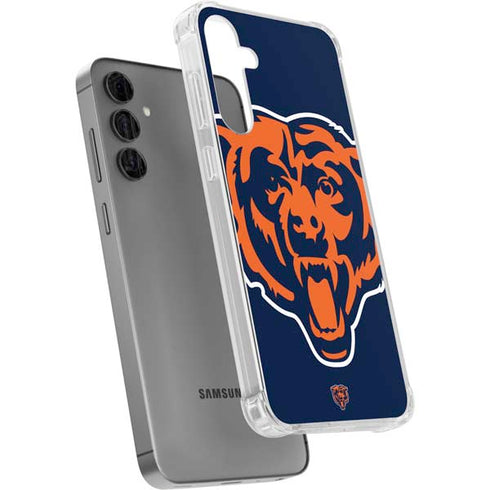 NFL Chicago Bears Large Logo Galaxy S24 Plus Clear Case