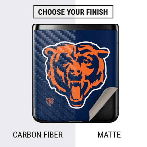 NFL Chicago Bears Large Logo Galaxy Z Flip Skin