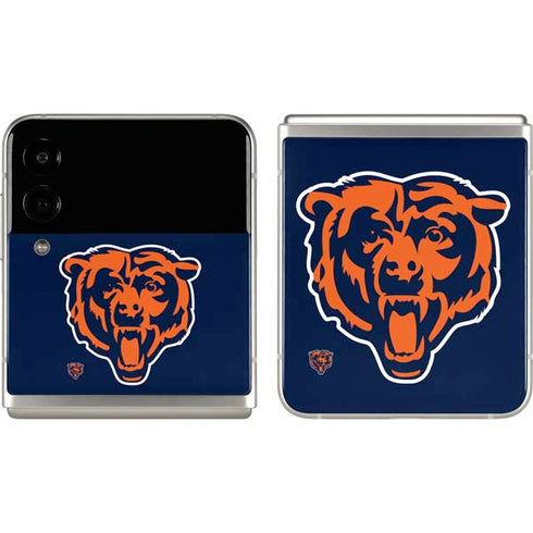 NFL Chicago Bears Large Logo Galaxy Z Flip3 5G Skin