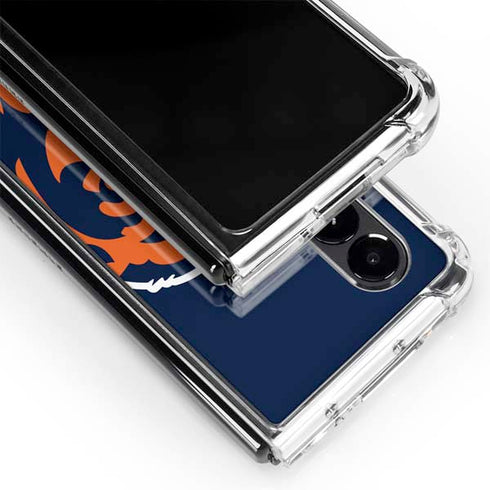 NFL Chicago Bears Large Logo Galaxy Z Fold4 5G Clear Case