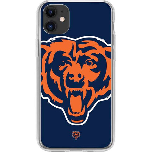 NFL Chicago Bears Large Logo iPhone 11 Clear Case