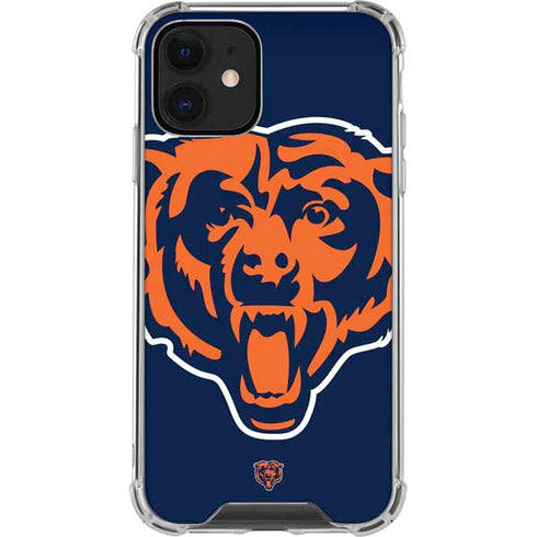 NFL Chicago Bears Large Logo iPhone 12 Clear Case