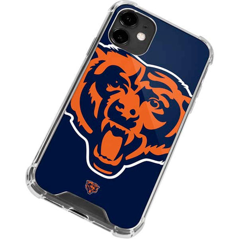 NFL Chicago Bears Large Logo iPhone 12 Clear Case