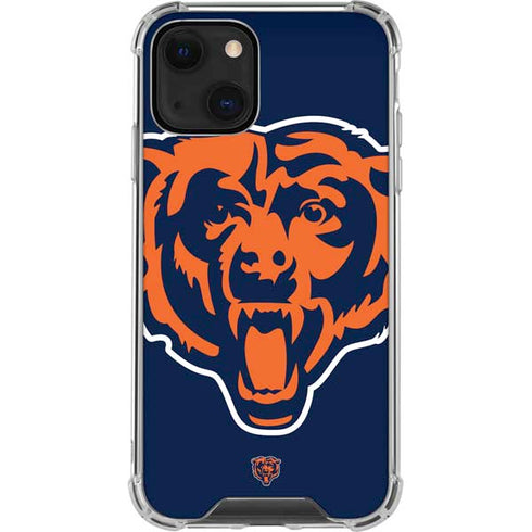 NFL Chicago Bears Large Logo iPhone 13 Mini Clear Case