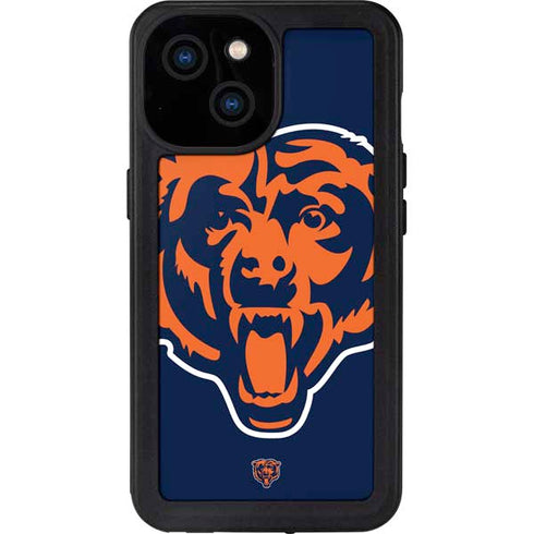 NFL Chicago Bears Large Logo iPhone 13 Mini Waterproof Case