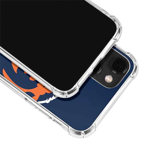NFL Chicago Bears Large Logo iPhone 15 Plus Clear Case