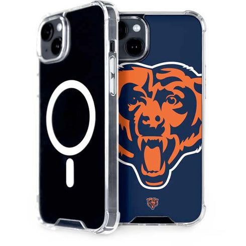 NFL Chicago Bears Large Logo iPhone 15 Plus MagSafe Case