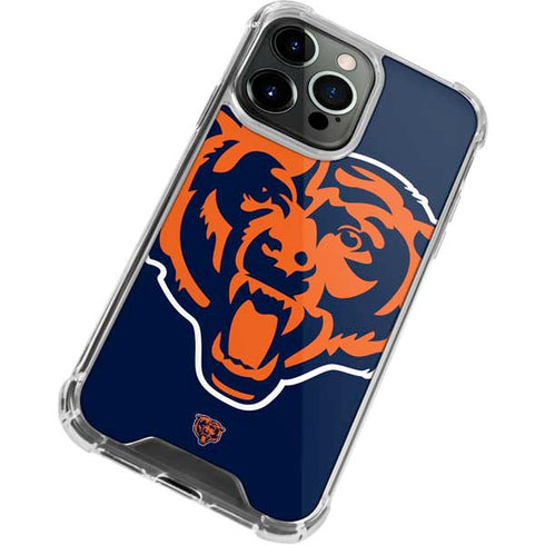 NFL Chicago Bears Large Logo iPhone 15 Pro Clear Case