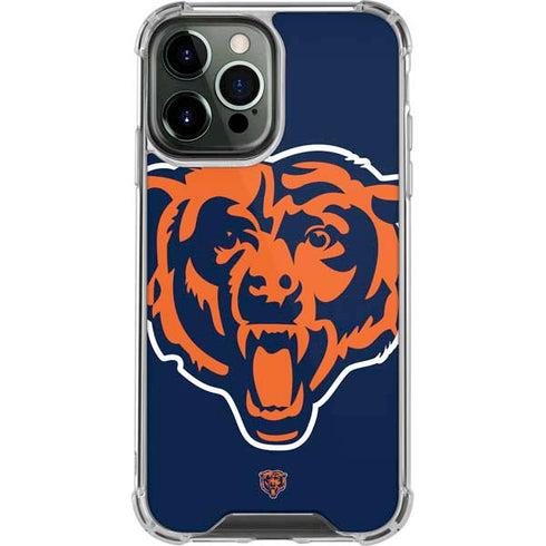 NFL Chicago Bears Large Logo iPhone 14 Pro Max Clear Case