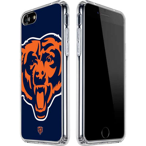 NFL Chicago Bears Large Logo iPhone SE (2nd & 3rd Gen) Clear Case