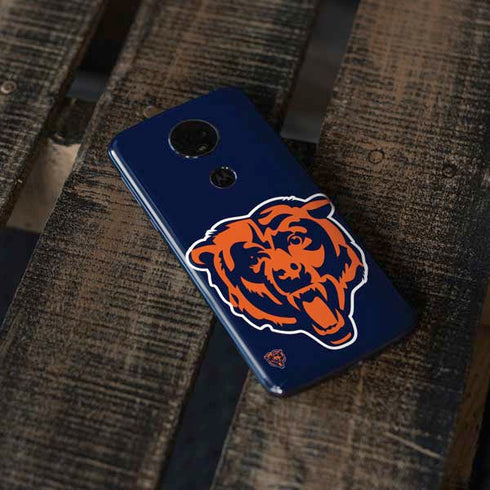 NFL Chicago Bears Large Logo Moto E5 Plus Skin
