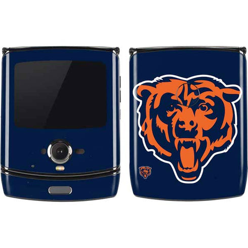 NFL Chicago Bears Large Logo Motorola RAZR Skin