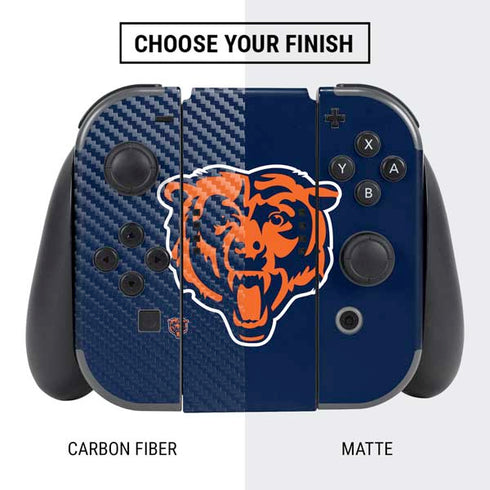 NFL Chicago Bears Large Logo Nintendo Switch Bundle Skin