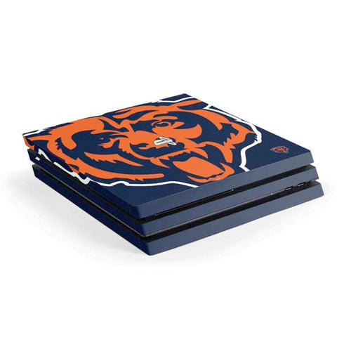 NFL Chicago Bears Large Logo PS4 Pro Console Skin