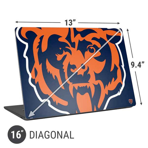NFL Chicago Bears Large Logo Universal Laptop 16in (13 x 9.4in) Skin
