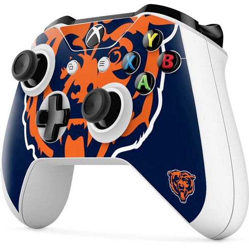NFL Chicago Bears Large Logo Xbox One S Controller Skin