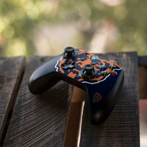 NFL Chicago Bears Large Logo Xbox One S Controller Skin
