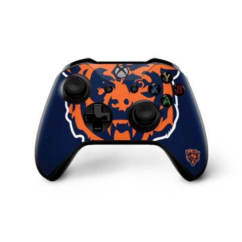 NFL Chicago Bears Large Logo Xbox One X Bundle Skin