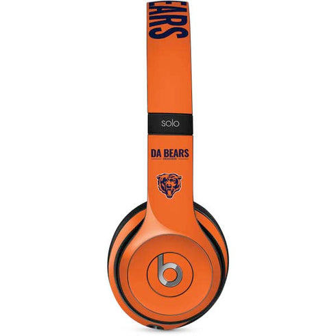 NFL Chicago Bears Team Motto Beats Solo 2 Wired Skin