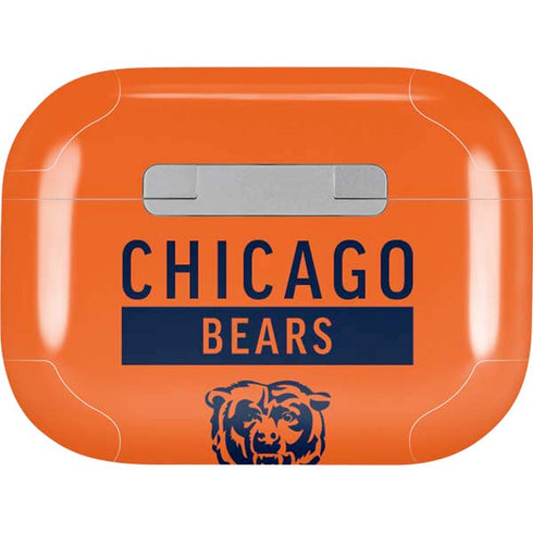 NFL Chicago Bears Orange Performance Series AirPods Pro 2nd Gen Skin