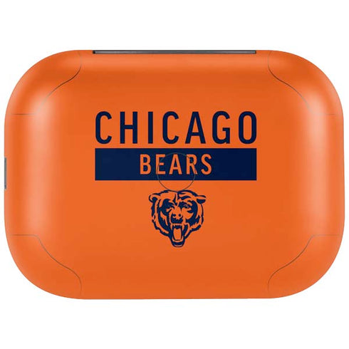 NFL Chicago Bears Orange Performance Series Amazon Echo Buds Skin