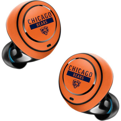 NFL Chicago Bears Orange Performance Series Amazon Echo Buds Skin