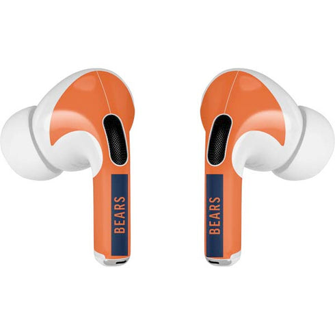 NFL Chicago Bears Orange Performance Series Apple AirPods Pro Skin