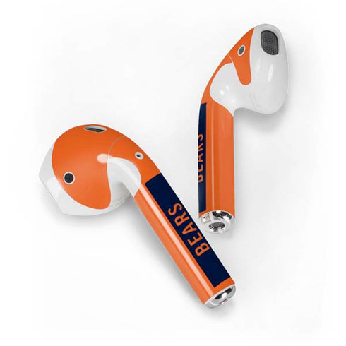 NFL Chicago Bears Orange Performance Series Apple AirPods Skin