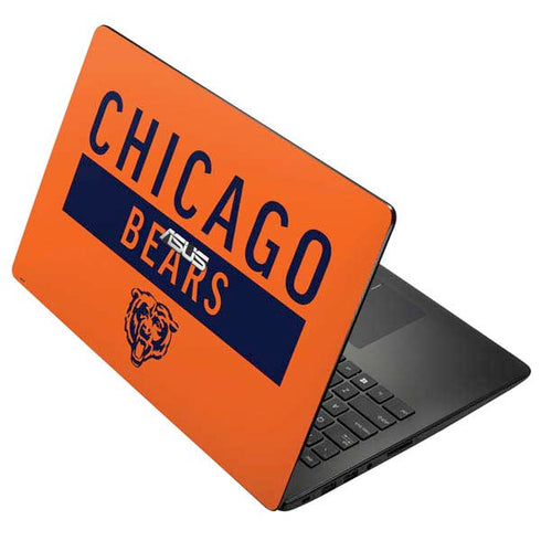 NFL Chicago Bears Orange Performance Series Asus X502CA 15.6 Skin
