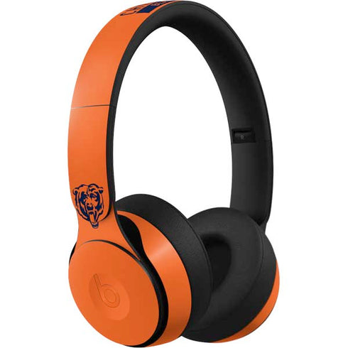 NFL Chicago Bears Orange Performance Series Beats Solo Pro Skin