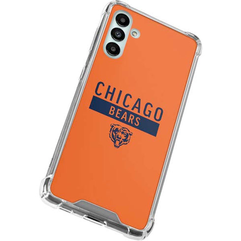 NFL Chicago Bears Orange Performance Series Galaxy A13 5G Clear Case