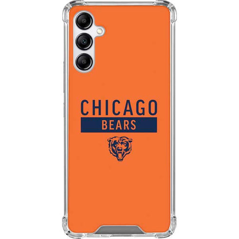 NFL Chicago Bears Orange Performance Series Galaxy A15 5G Clear Case