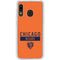 NFL Chicago Bears Orange Performance Series Galaxy A20 Clear Case
