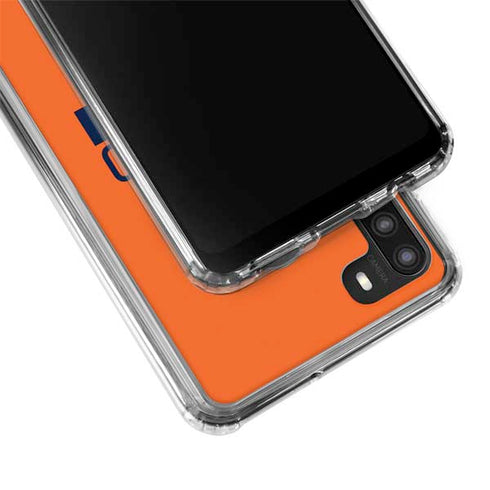 NFL Chicago Bears Orange Performance Series Galaxy A21 Clear Case