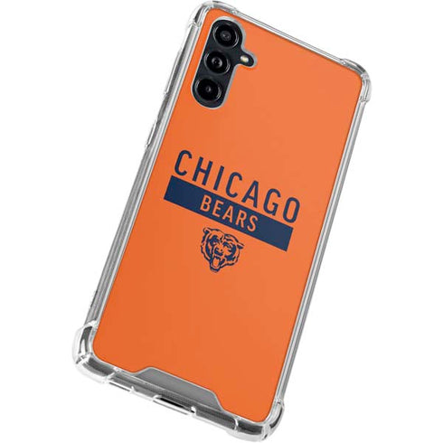 NFL Chicago Bears Orange Performance Series Galaxy A54 5G Clear Case