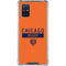 NFL Chicago Bears Orange Performance Series Galaxy A71 5G Clear Case