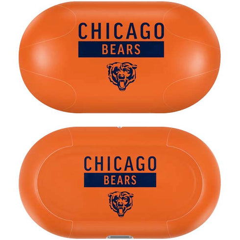 NFL Chicago Bears Orange Performance Series Galaxy Buds Plus Skin