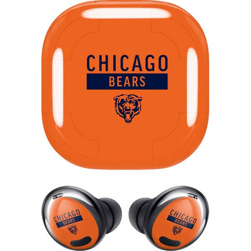 NFL Chicago Bears Orange Performance Series Galaxy Buds Pro Skin