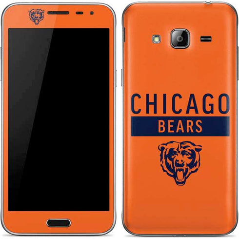 NFL Chicago Bears Orange Performance Series Galaxy J3 Skin